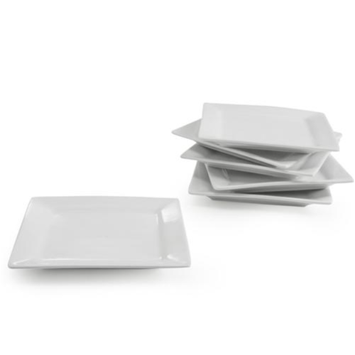 BIA Plate Square Canape White BIA Plate Square Canape White