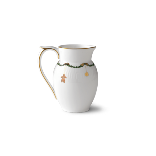 ROYAL COPENHAGEN CHINA Star Fluted Xmas Creamer 13oz ROYAL COPENHAGEN ROYAL COPENHAGEN CHINA Star Fluted Xmas Creamer 13oz ROYAL COPENHAGEN