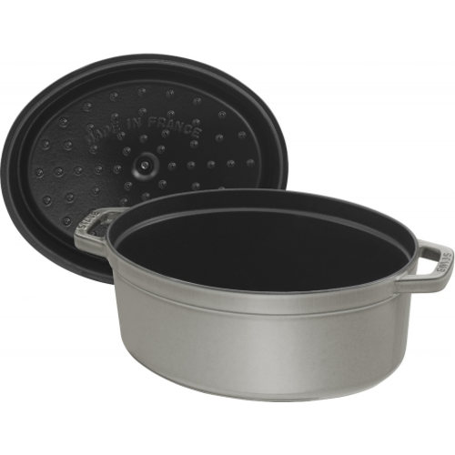 Staub Dutch Oven Oval 7 qt STAUB Grey