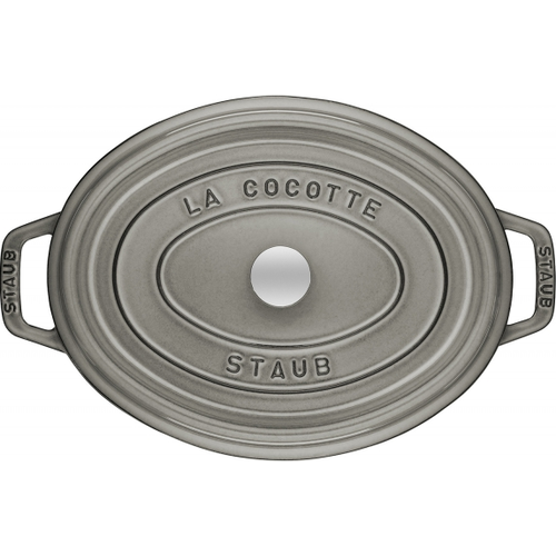 Staub Dutch Oven Oval 7 qt STAUB Grey
