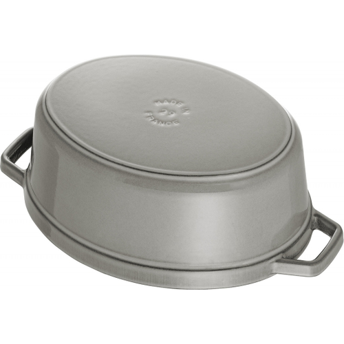 Staub Dutch Oven Oval 7 qt STAUB Grey