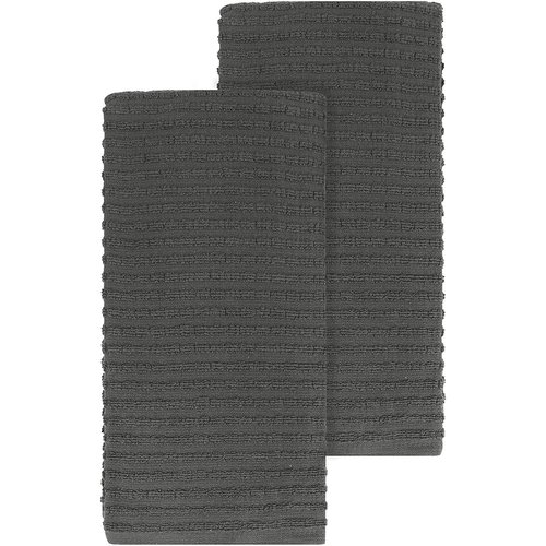 Ritz TEA TOWEL SOLID TERRY GRAPHITE GREY Ritz TEA TOWEL SOLID TERRY GRAPHITE GREY