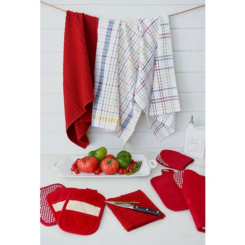 Ritz TEA TOWEL SOLID TERRY PAPRIKA RED