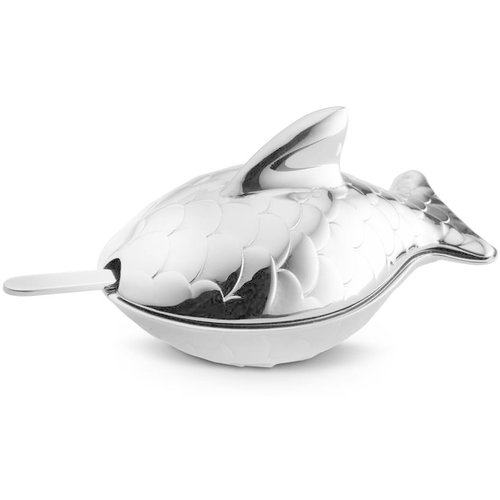 Alessi ALESSI Salt Cellar & Spoon COLOMBINA FISH