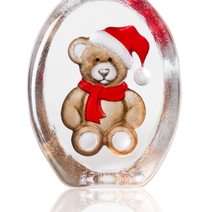 Maleras Christmas Teddy Bear Crystal Maleras