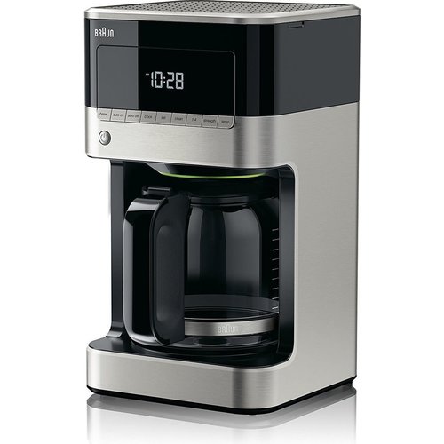 Braun BRAUN 12-CUP DIGITAL COFFEE MAKER Black & Stainless Braun BRAUN 12-CUP DIGITAL COFFEE MAKER Black & Stainless