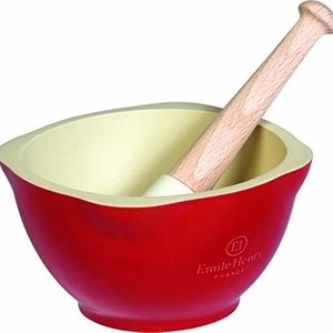 Emile Henry EMILE HENRY MORTAR & PESTLE GRAND-CRU/RED