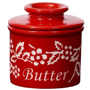 Fox Run Butter Keeper Garnet Red FLEUR DE PROVENCE