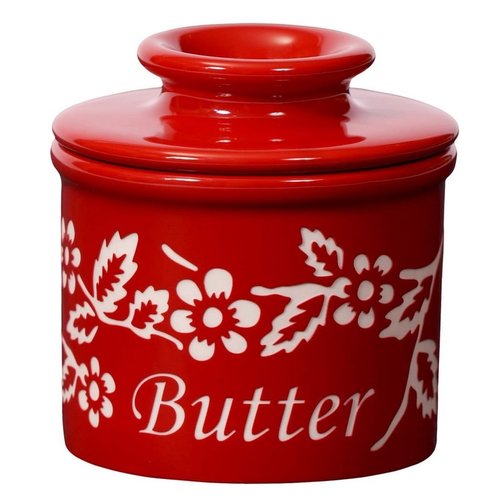 Fox Run Butter Keeper Garnet Red FLEUR DE PROVENCE Fox Run Butter Keeper Garnet Red FLEUR DE PROVENCE