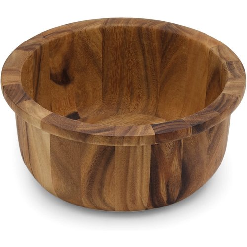 Fox Run Salad Bowl with Lip/ Acacia Fox Run Salad Bowl with Lip/ Acacia
