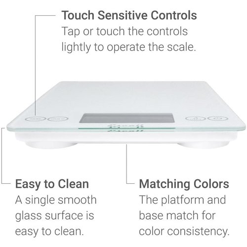 Escali ESCALI ARTI Digital Glass Scale - FROST WHITE