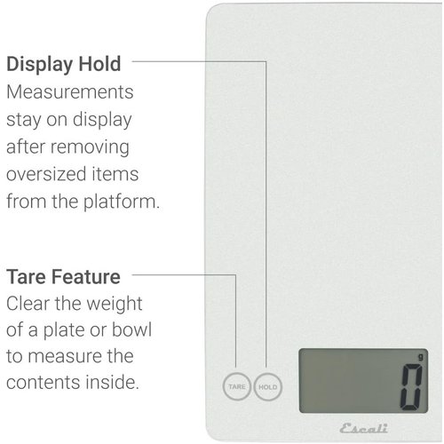 Escali ESCALI ARTI Digital Glass Scale - FROST WHITE