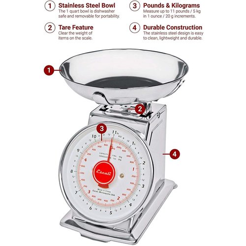 Escali Escali Mercado Mechanical Scale with Bowl