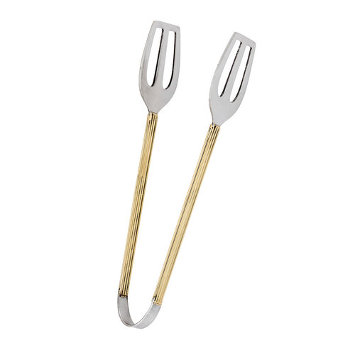 Abbott Brass Rib Handle All-Purpose Tongs 7.5" Abbott Brass Rib Handle All-Purpose Tongs 7.5"