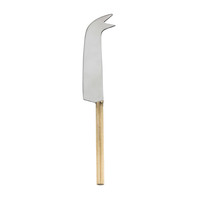 Brass Rib Handle Cheese Knife 7.5"