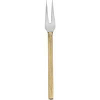 Brass Rib Handle Cocktail Fork