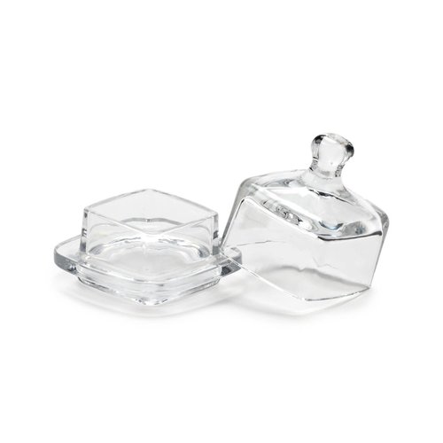 Abbott Butter Dish Mini Glass Square