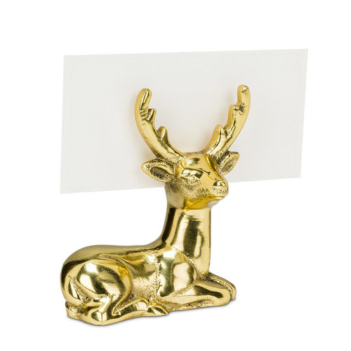Abbott Card Holder Resting Reindeer 2" Abbott Card Holder Resting Reindeer 2"