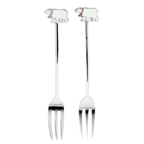 Abbott Cocktail Fork Polar Bear 5" Abbott Cocktail Fork Polar Bear 5"