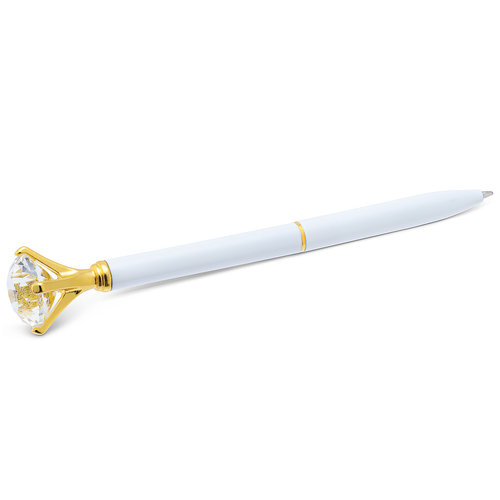 Abbott Pen with LG Gem WHITE 5.5" Abbott Pen with LG Gem WHITE 5.5"