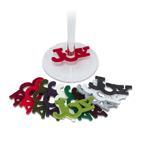 Abbott Wine charm set of 12 FELT JOY Abbott Wine charm set of 12 FELT JOY