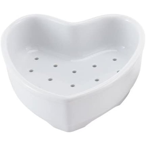 Carol's Nicetys COEUR A LA CREME WHITE PORCELAIN - 24 OZ./ 7.25” Carol's Nicetys COEUR A LA CREME WHITE PORCELAIN - 24 OZ./ 7.25”