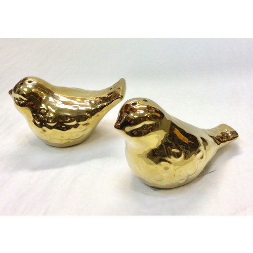 Design Home Gift & Paper Inc. Salt & Pepper LUXE GOLD BIRD Design Home Gift & Paper Inc. Salt & Pepper LUXE GOLD BIRD