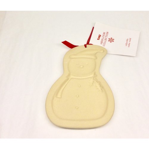 Design Home Gift & Paper Inc. Cookie Mold SNOWMAN HEIRLOOM