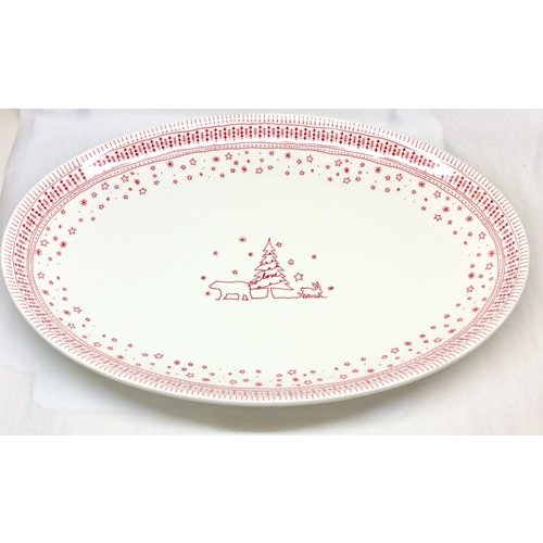 WWRD Canada ED HOLIDAY large oval platter 17” WWRD Canada ED HOLIDAY large oval platter 17”