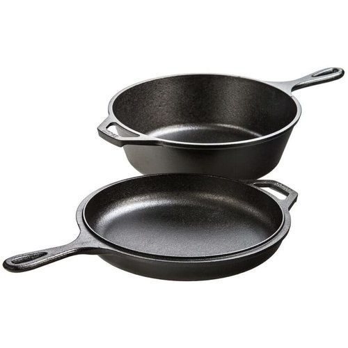 Lodge Combo cooker deep skillet with frypan lid LODGE Lodge Combo cooker deep skillet with frypan lid LODGE