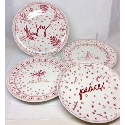 WWRD Canada ED HOLIDAY Plate 8” set/4 WWRD Canada ED HOLIDAY Plate 8” set/4