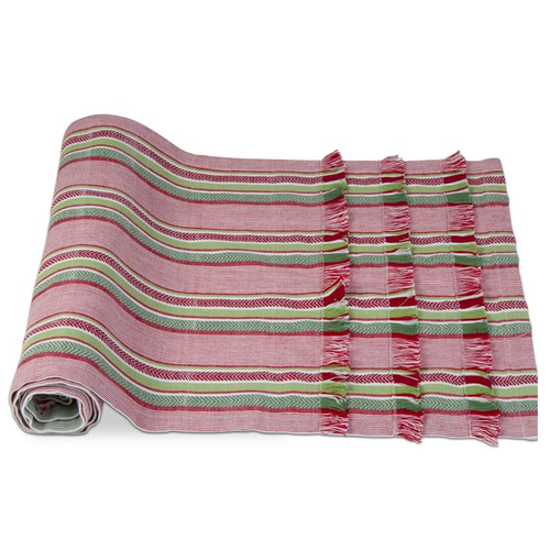 Design Home RUNNER 18” X 72” JOLLY FRINGE RED/GREEN Design Home RUNNER 18” X 72” JOLLY FRINGE RED/GREEN