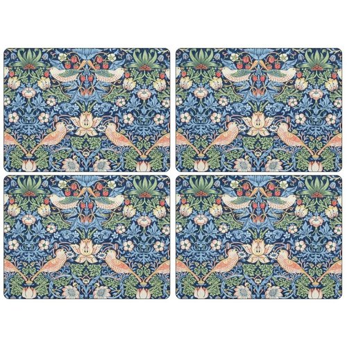 Pimpernel Placemats Morris Strawberry Thief Blue Set/4 Pimpernel Placemats Morris Strawberry Thief Blue Set/4