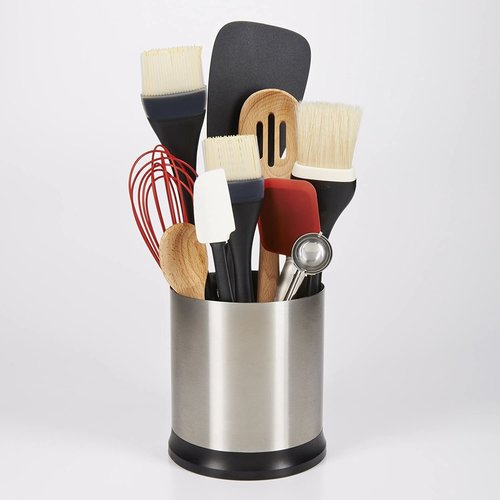 OXO OXO Rotating Utensil Holder Stainless Steel OXO OXO Rotating Utensil Holder Stainless Steel