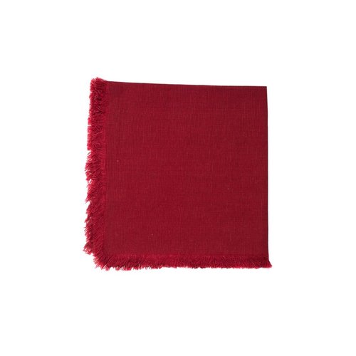 Linenway Napkin Bilbao Caliente Red 22" x 22"