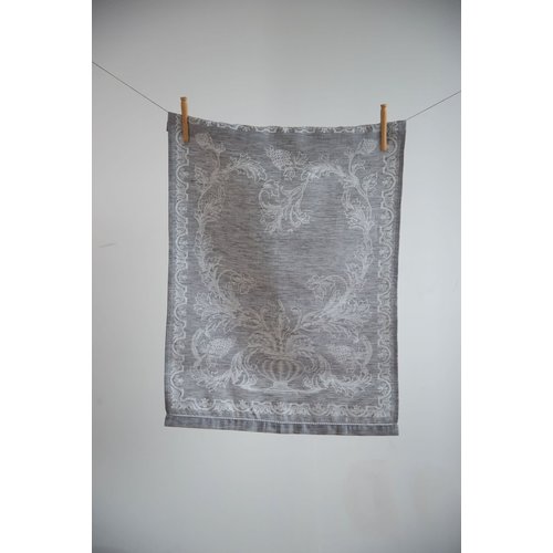 Linenway Tea Towel Versailles Graphite Linenway Tea Towel Versailles Graphite
