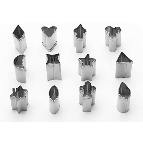 Fox Run Tiny Micro Pie Cutters/ 12 pieces Fox Run Tiny Micro Pie Cutters/ 12 pieces