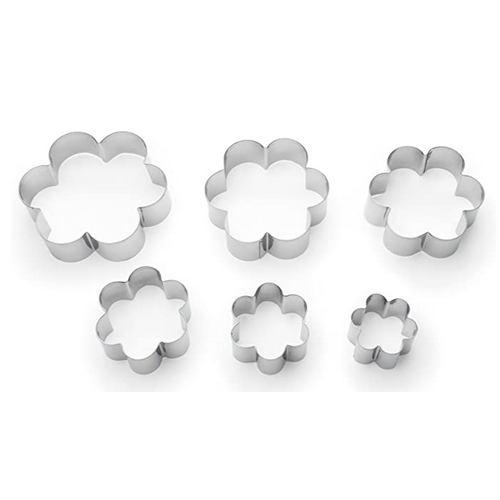 Fox Run Flower Cookie Cutter Set of 6