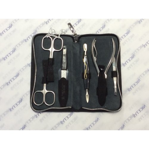 Kissing Cranes 1834 Manicure set large Men’’s black 6pcs KISSING CRANES 1834 Kissing Cranes 1834 Manicure set large Men’’s black 6pcs KISSING CRANES 1834