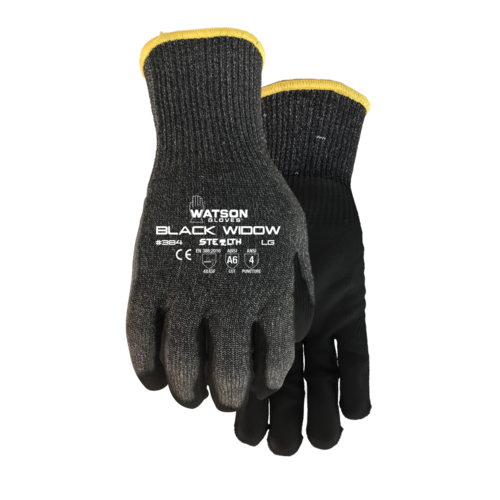 Watson Gloves GLOVES Cutting Black Widow LARGE