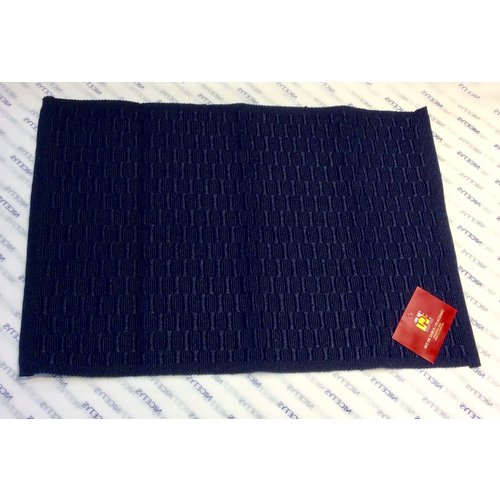 Texstyles Deco PLACEMAT POLY/COTTON Bubble Weave-Navy- 13” X 19” Texstyles Deco PLACEMAT POLY/COTTON Bubble Weave-Navy- 13” X 19”