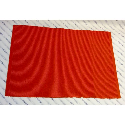 Texstyles Deco PLACEMAT SOLID RIB POLY/COTTON ORANGE- 13” X 19” Texstyles Deco PLACEMAT SOLID RIB POLY/COTTON ORANGE- 13” X 19”