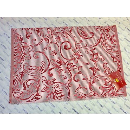Texstyles Deco PLACEMAT POLY/COTTON DECO RED - 13” X 19” Texstyles Deco PLACEMAT POLY/COTTON DECO RED - 13” X 19”