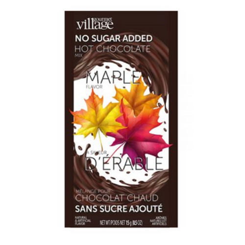 Gourmet du Village Hot chocolate single NO SUGAR MAPLE Gourmet du Village Hot chocolate single NO SUGAR MAPLE