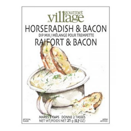 Gourmet du Village DIP RECIPE BOX HORSERADISH BACON Gourmet du Village DIP RECIPE BOX HORSERADISH BACON