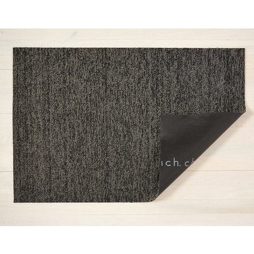 Chilewich Doormat Heathered SHAG Black/Tan 18” X 28” Chilewich Doormat Heathered SHAG Black/Tan 18” X 28”