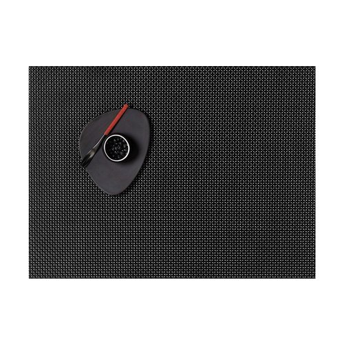 Chilewich Placemat Basketweave Black 14” X 19” Chilewich Placemat Basketweave Black 14” X 19”