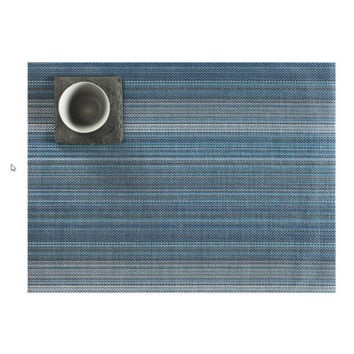 Chilewich Placemat Multi Stripe CHAMBRAY Chilewich Placemat Multi Stripe CHAMBRAY