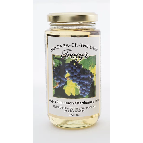 TRACY'S WINE JELLIES Wine Jelly APPLE CINNAMON CHARDONNAY 250ml TRACY'S WINE JELLIES Wine Jelly APPLE CINNAMON CHARDONNAY 250ml