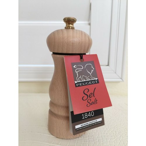 Peugeot Clermont Natural Salt Mill 13cm Peugeot Clermont Natural Salt Mill 13cm